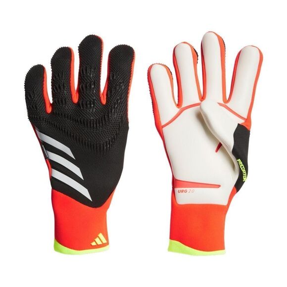 Adidas Predator Goalkeeper Pro Gloves FSP Black Orange White Texturized Size 8.5 - Picture 6 of 16